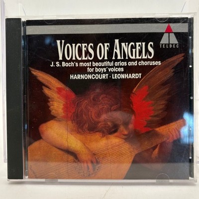 Voices of Angels JS Bach Arias Choruses Boys Harnoncourt Leonhardt Teldec CD