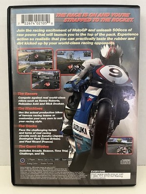 MotoGP PS2 Black Label (Sony PlayStation 2, 2000) No Manual Mint