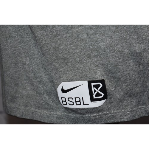 Nike Gym Shirt Mens Size Medium Polyester Dri-Fit Baseball BSBL 3/4 Sleeves - Picture 5 of 6