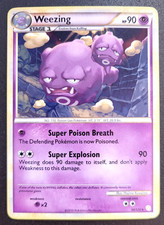 Pokemon TCG HeartGold SoulSilver Weezing Rare 34/123 NM Condition on eBay