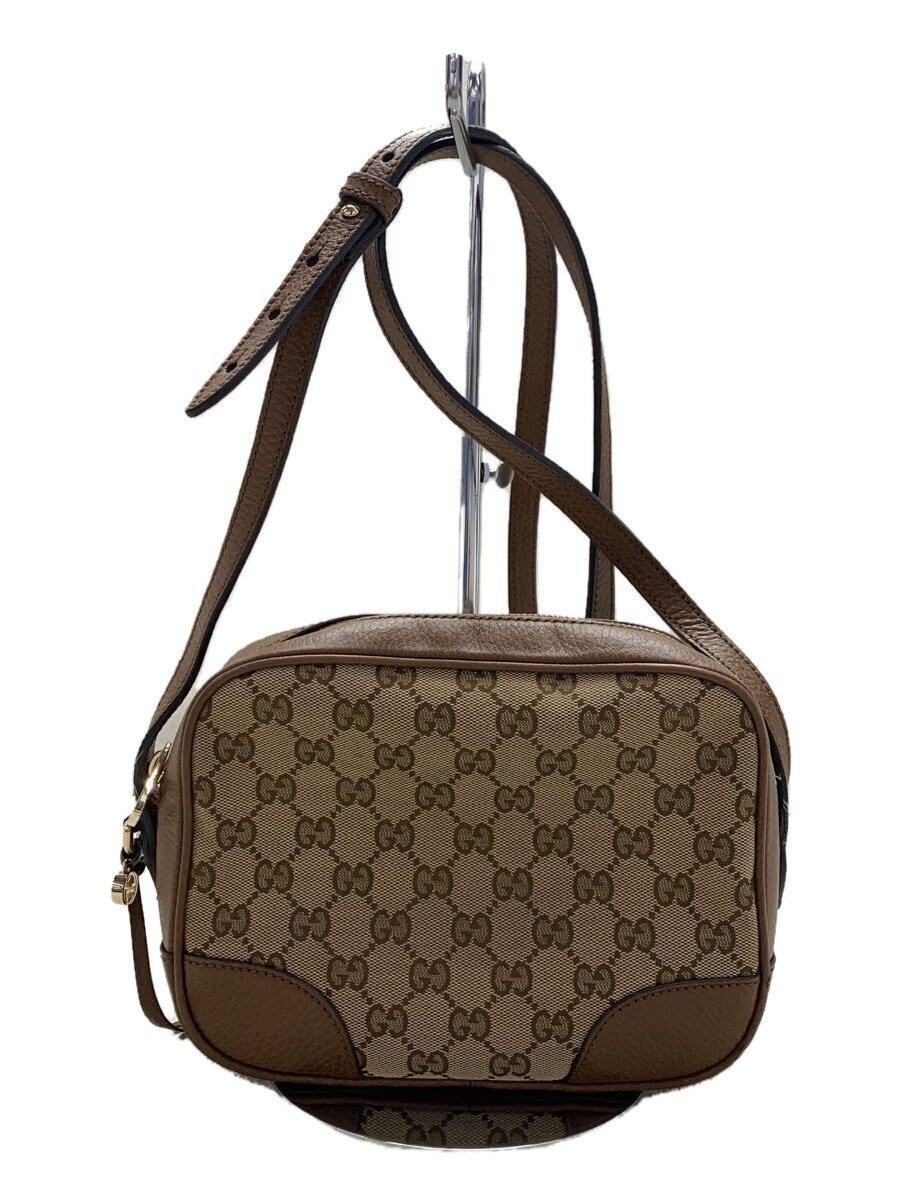 GUCCI GG Canvas Beige Shoulder Bag