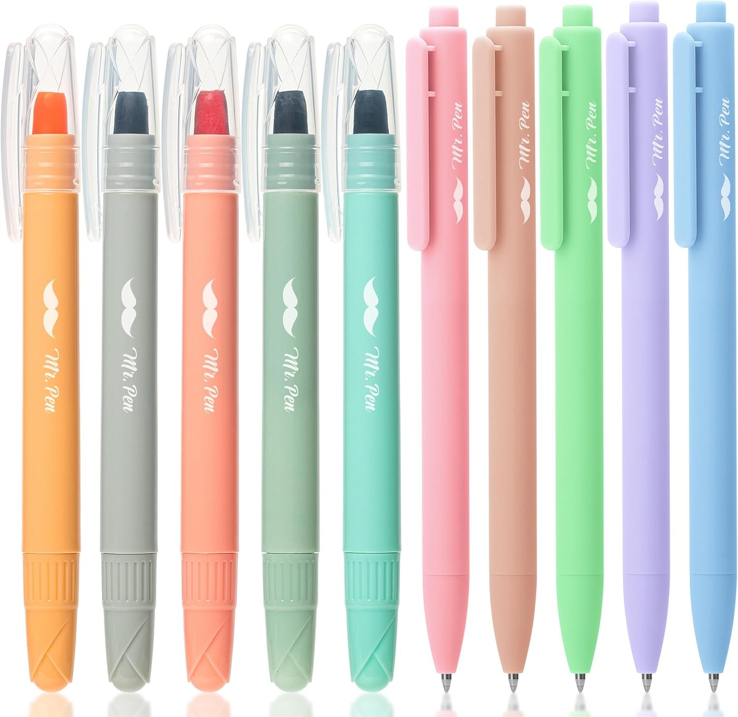 S And Gel Pens 10 Pack No Bleed Cotton Candy Colors