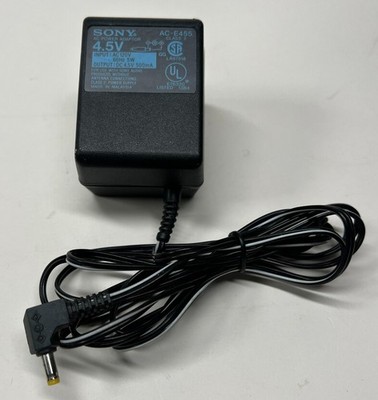SONY AC-E455 4.5V DC  500mA OEM Power Adaptor Discman CD Compact Disc Player