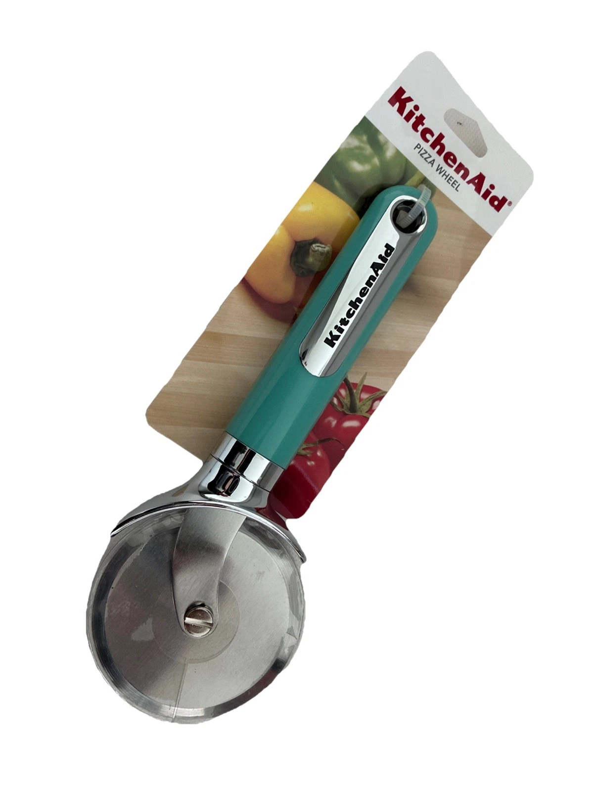 New KitchenAid Aqua Sky HAQA Classic Pizza Cutter