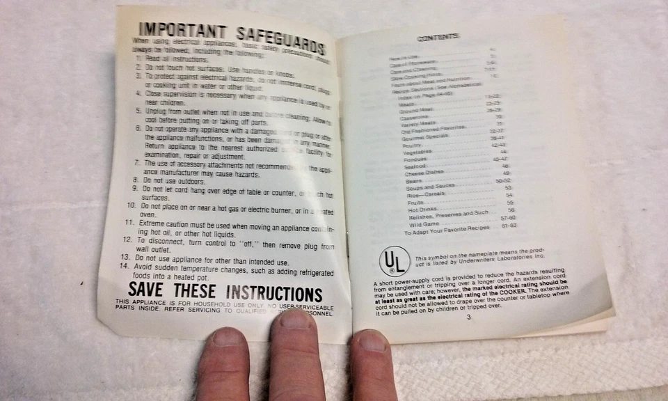 vintage Kmart Crockery Kettle Slow Cooker Manual Cookbook - Image 2 of 4