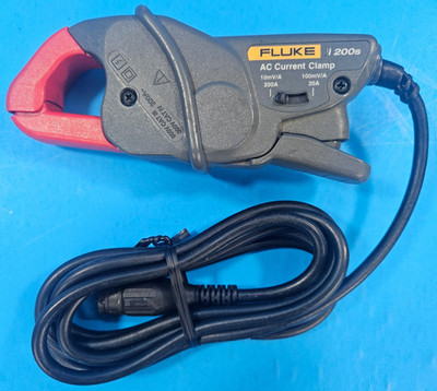 Fluke i200s 200A AC Current Clamp for Scope Oscilloscope Power Meter Multimeter