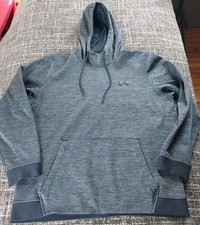 Under Armour Coldgear Womens Gray Hoodie Sweatshirt Loose Fit Size Large