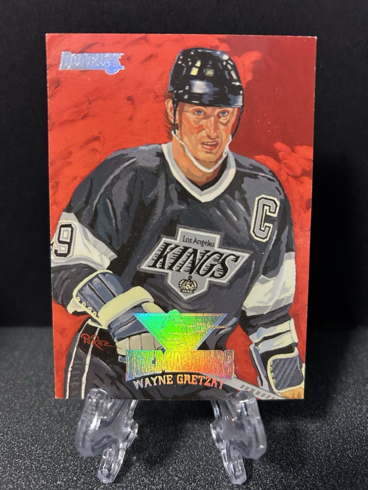 1994 Donruss Hockey Wayne Gretzky Ice Masters Insert Card Kings 4 of 10
