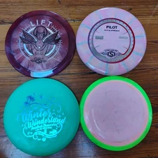 Lot Of 4 Used MVP Streamline Discraft Disc Golf Discs Tenacity Lift Pilot Buzzz