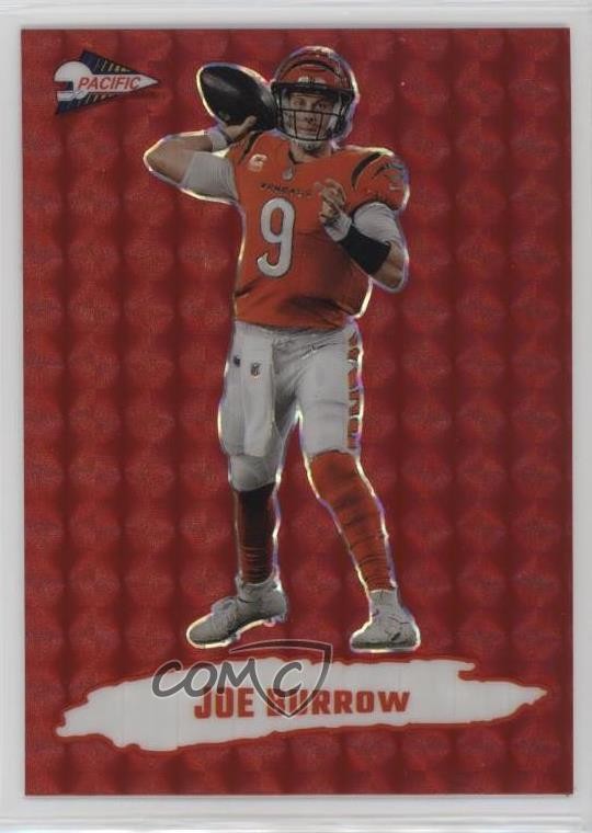 2022 Panini Zenith 1992 Pacific Red Joe Burrow #PAC-4 7rf