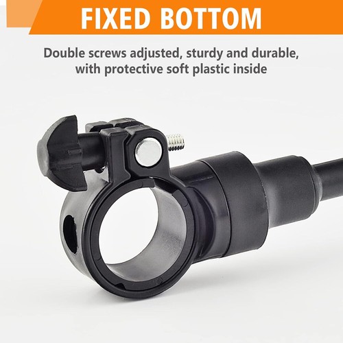 Bike Handlebar Mirror 2 Pack - Rotatable And Adjustable Wide Angle Rear View - Picture 6 of 7