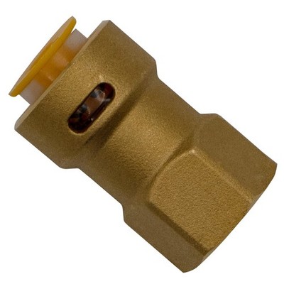 SB1 3/8 Inch Flare Quick Connect HVAC Brass Coupler Fitting Connector