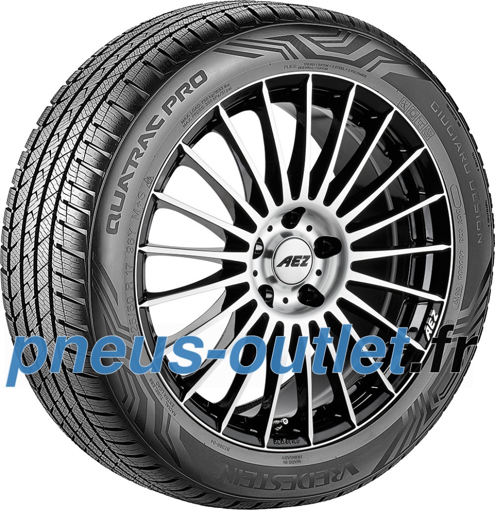 Pneu Vredestein Quatrac Pro 225/45 R18 anti aquaplaning et sécurisé