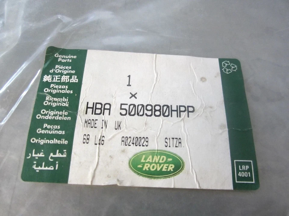 Land Rover Freelander 1999-2006 nuevo fabricante de equipos originales cubierta de asiento delantero derecho HBA500180HPP #1F-1 Foto 4 de 4