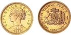 Chile 20 Pesos 1976 Gold UNC 138671