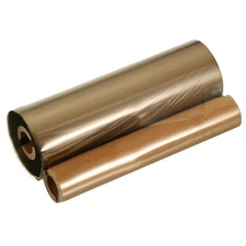 4.33"x295' Wax Thermal Transfer Ribbon 1/2" Core Ribbon with Core Gold