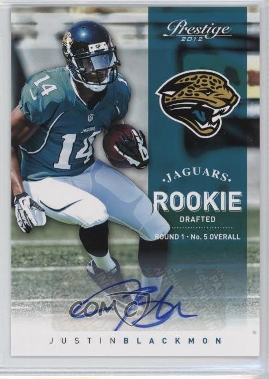 Justin Blackmon Panini Prestige #270 Autograph
