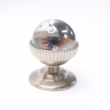 Liberty Round Cabinet Knob Satin Nickel and C...