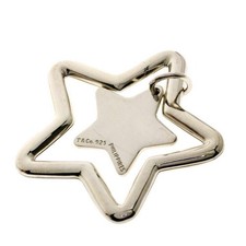 Tiffany Co Sterling 925 sterling silver keyring Keychain No Box Used