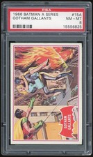 1966 Topps Red Batman #15A Gotham Gallants PSA 8 *6825