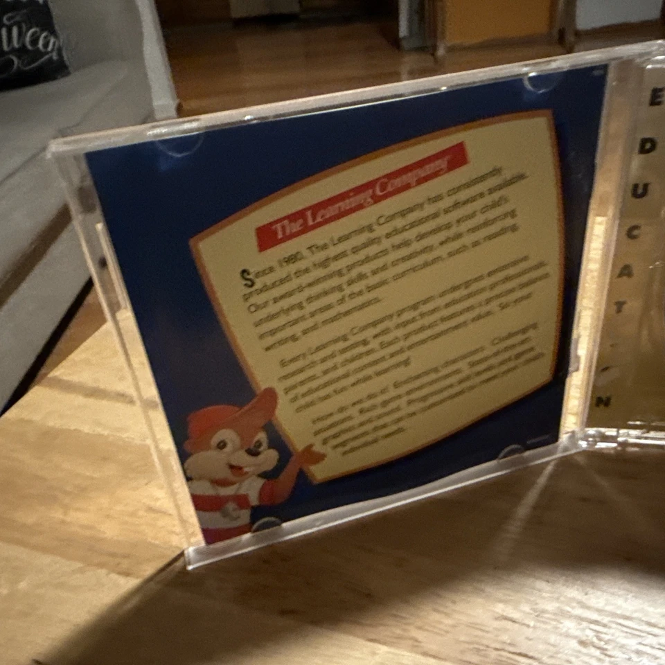 Reader Rabbit Kindergarten  Case With Broken Spindle Booklet And Game - Image 3 of 4