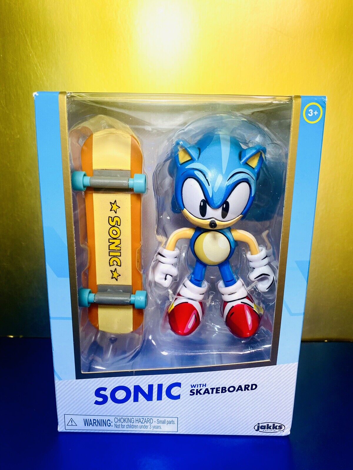 Boneco Sonic Jakks Pacific Sonic Classico Moeda 10