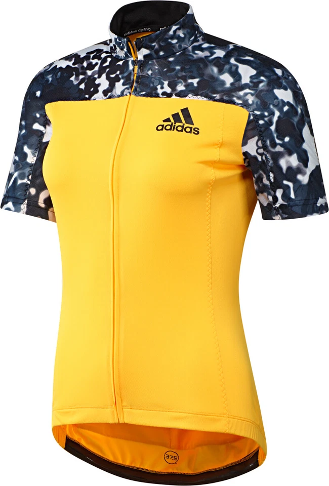 Adidas Femme Maillot De Vélo TRAILRACESSJSYW Jaune Respirant À Séchage Rapide - Photo 1/2