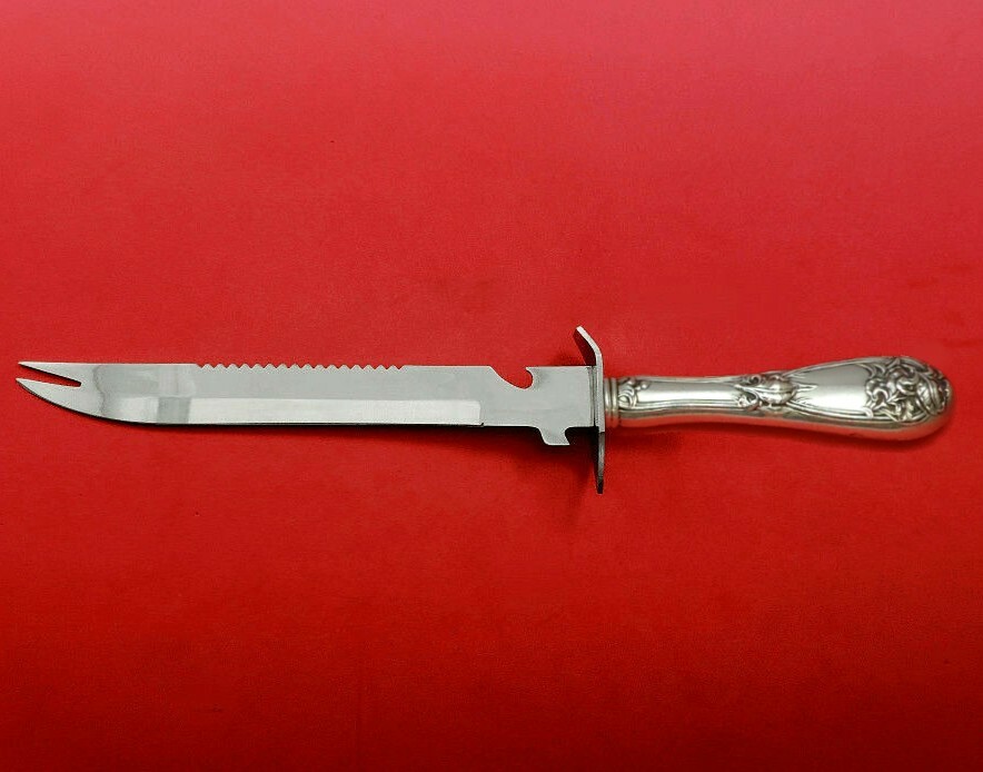 Fleur de Lis by Alvin Sterling Silver Ham Slice Hollow Handle WS