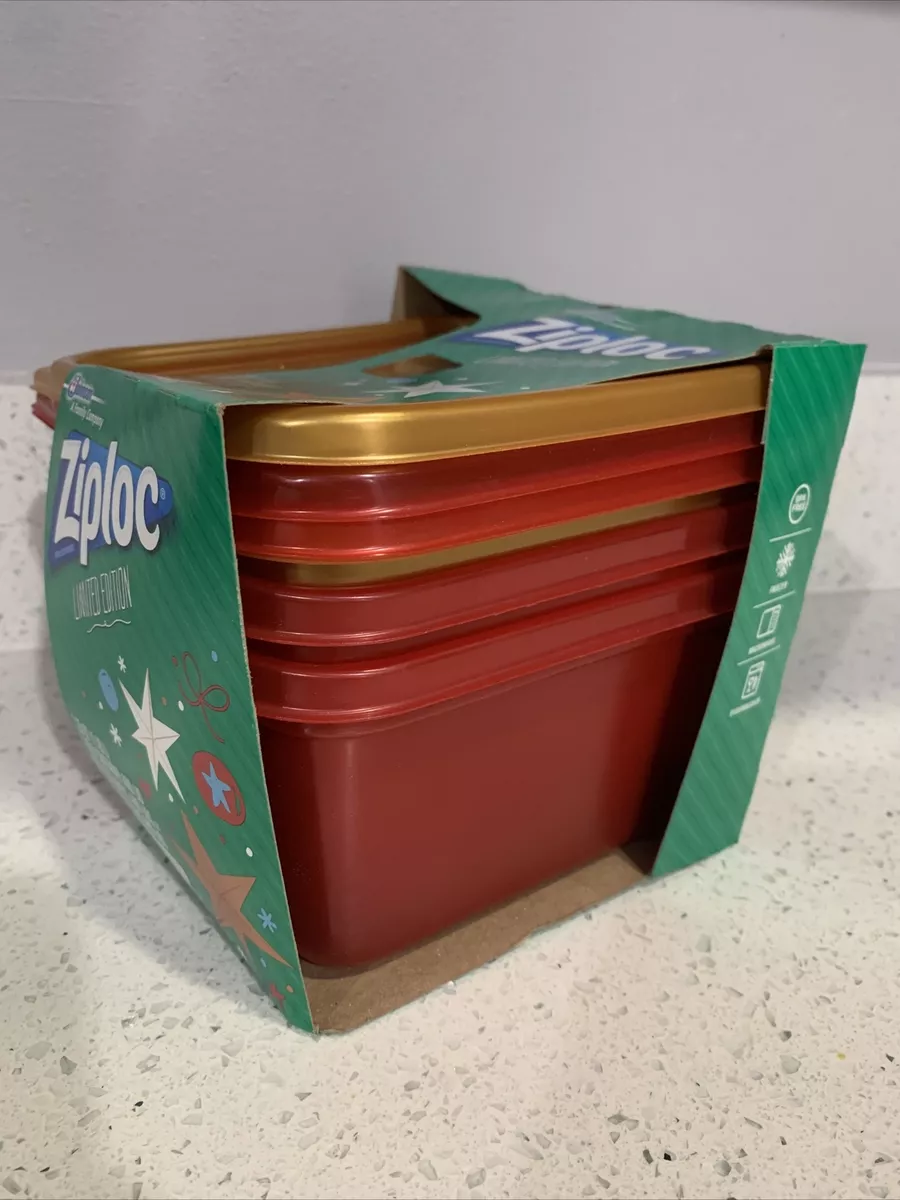 Ziploc Medium Square Containers - 3 count