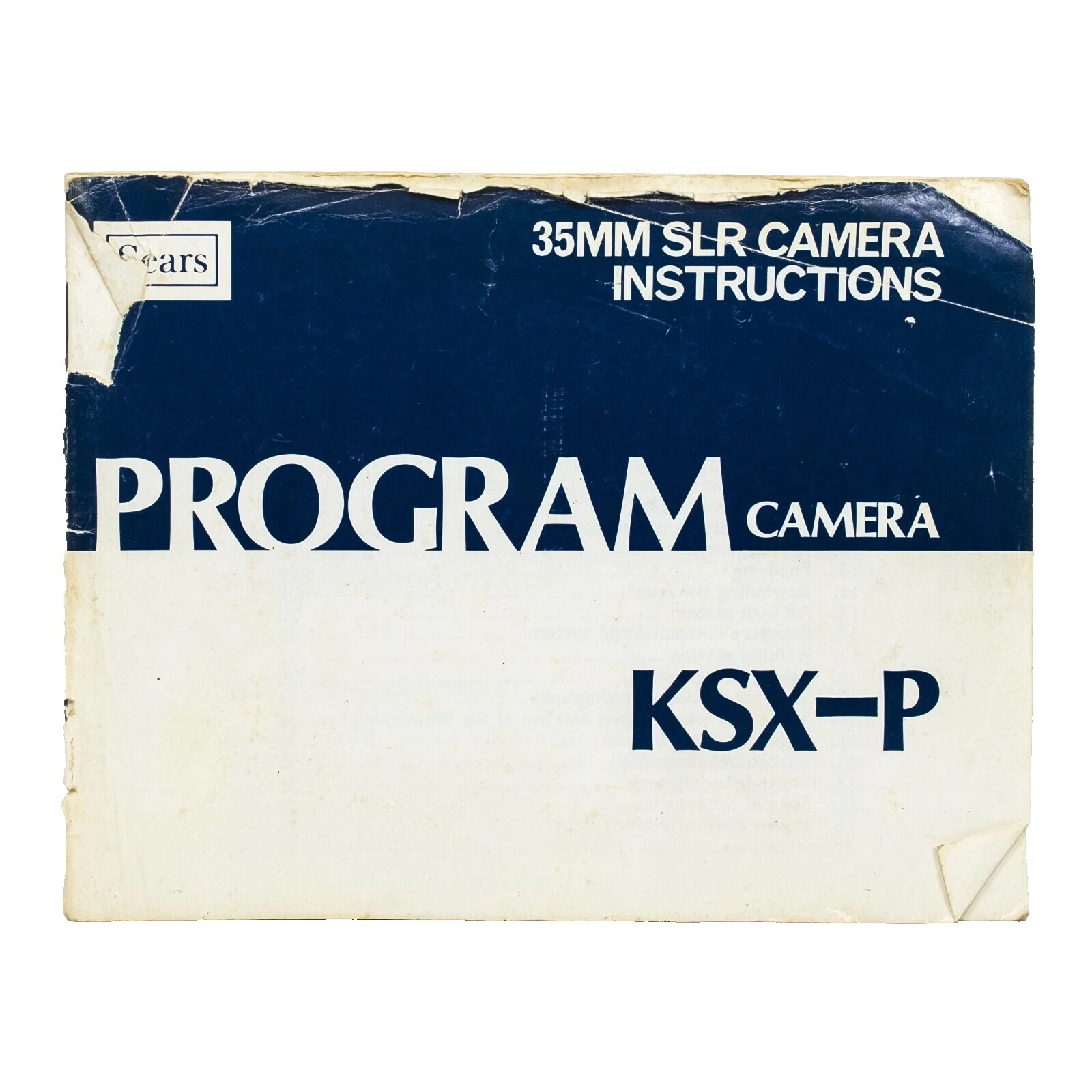 Manuales y guías de Cámara para Sears