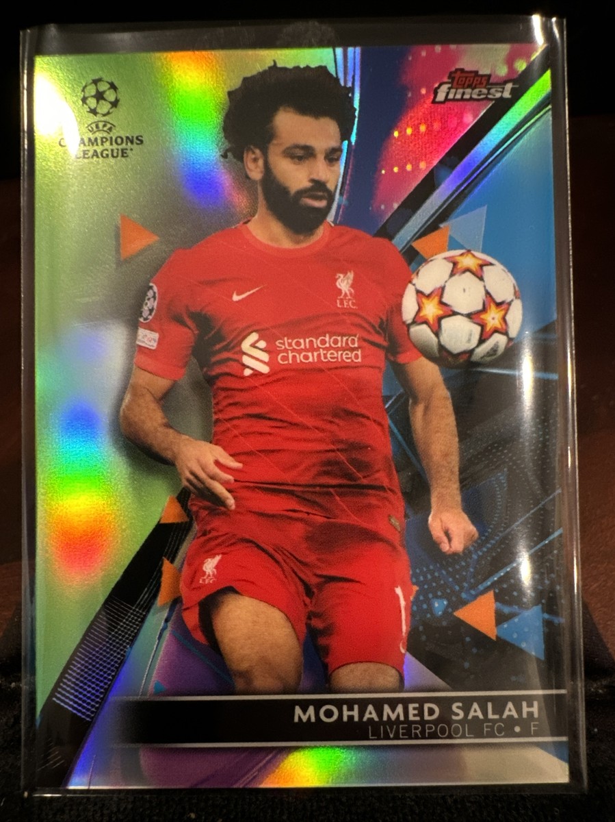 Mohamed Salah 2021-22 Topps Finest UEFA /99 | eBay