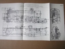  2/5 4 Cylinder Express Train Locomotive Saxon State Railways Outline Large Format GLT12
