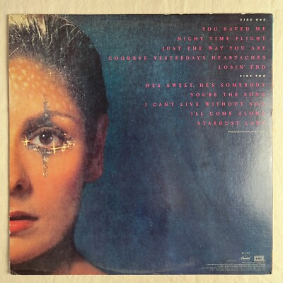 SUZANNE STEVENS Stardust Lady 1978 Vinyl LP Capitol ST-11717 - VG+