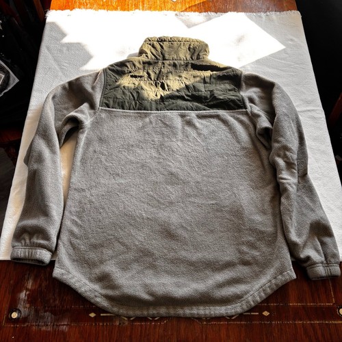 Giacca pile Columbia verde militare 2 toni trapuntata Gorpcore outdoor donna taglia M - Foto 5 di 16