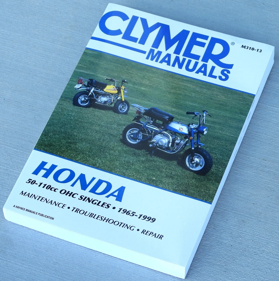 Honda Mini Monkey Bike Z50 Z50R 50 65 CT70 70 S90 90 110 CLYMER REPAIR MANUAL - Image 2 of 4