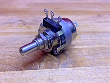 100K  Clarostat Rotary Linear Potentiometer with SPST Switch Made in USA