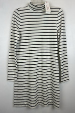 Vineyard Vines Dress Womans S Striped Knit Navy White Turtleneck Preppy New