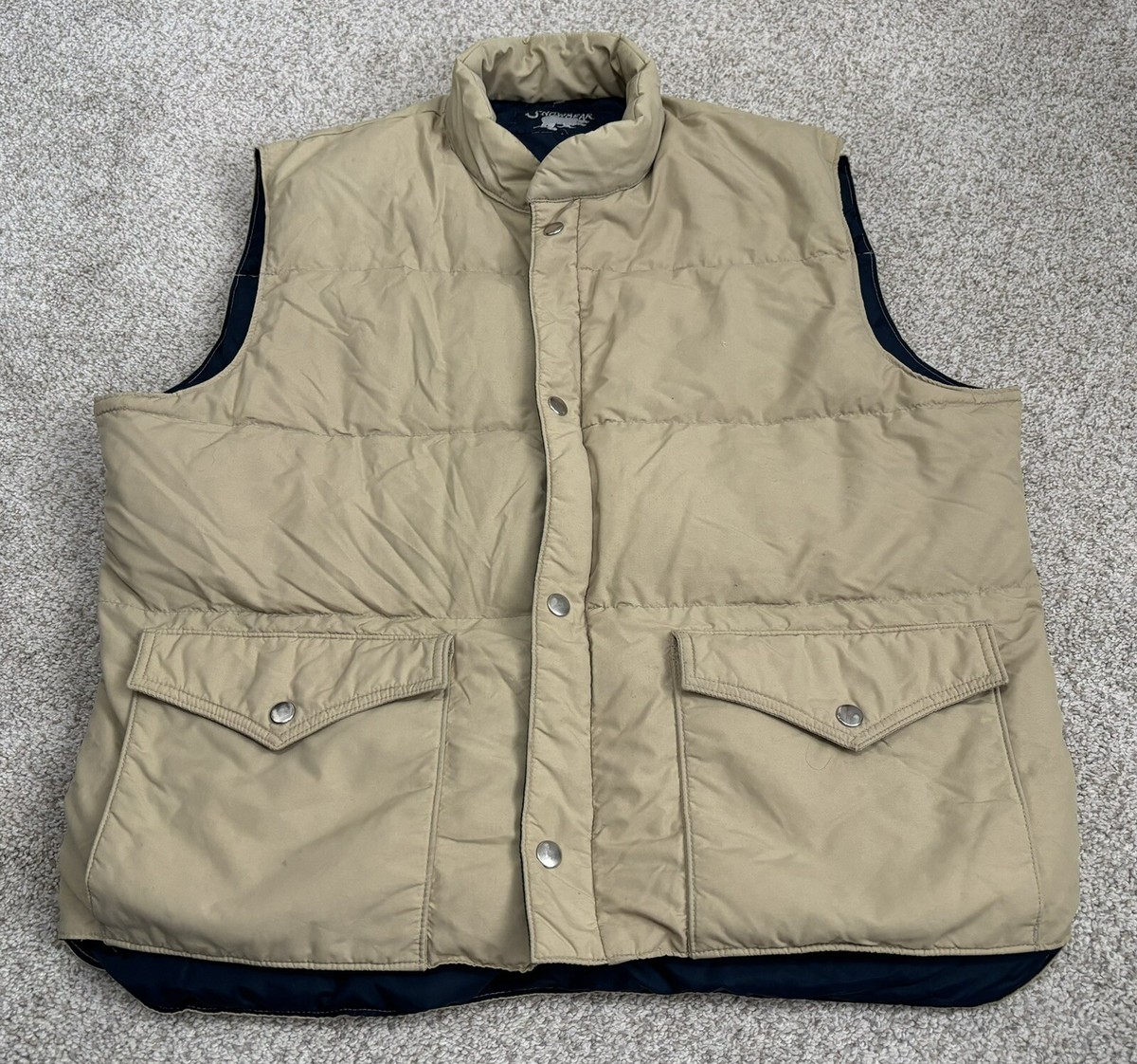 【Quilted Vest】 Snow Oversized Quilted Vest for Women Full Zip Lightweight Casual