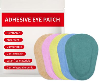120pcs Adhesive Eye Patches Breathable Fabric Adhesive Bandages for Adults wi...