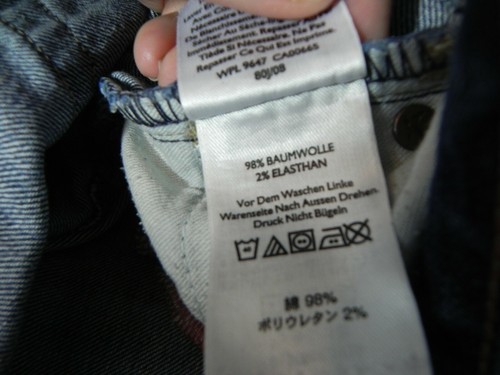 EDDIE BAUER womens 8 CURVY Stretch Denim JEANS Bootcut Indigo Prefade Mid j92 - Picture 8 of 8