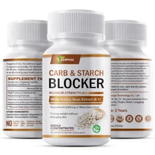 100% Pure White Kidney Bean Extract – All-Nat Carb Blocker 8000mg - Weight Loss