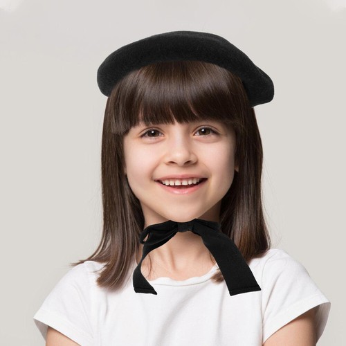 Beret Hat Kids Beret Hat Vintage Beret Hat Outdoor Casual Beret Hat Woolen Hat - Picture 5 of 12