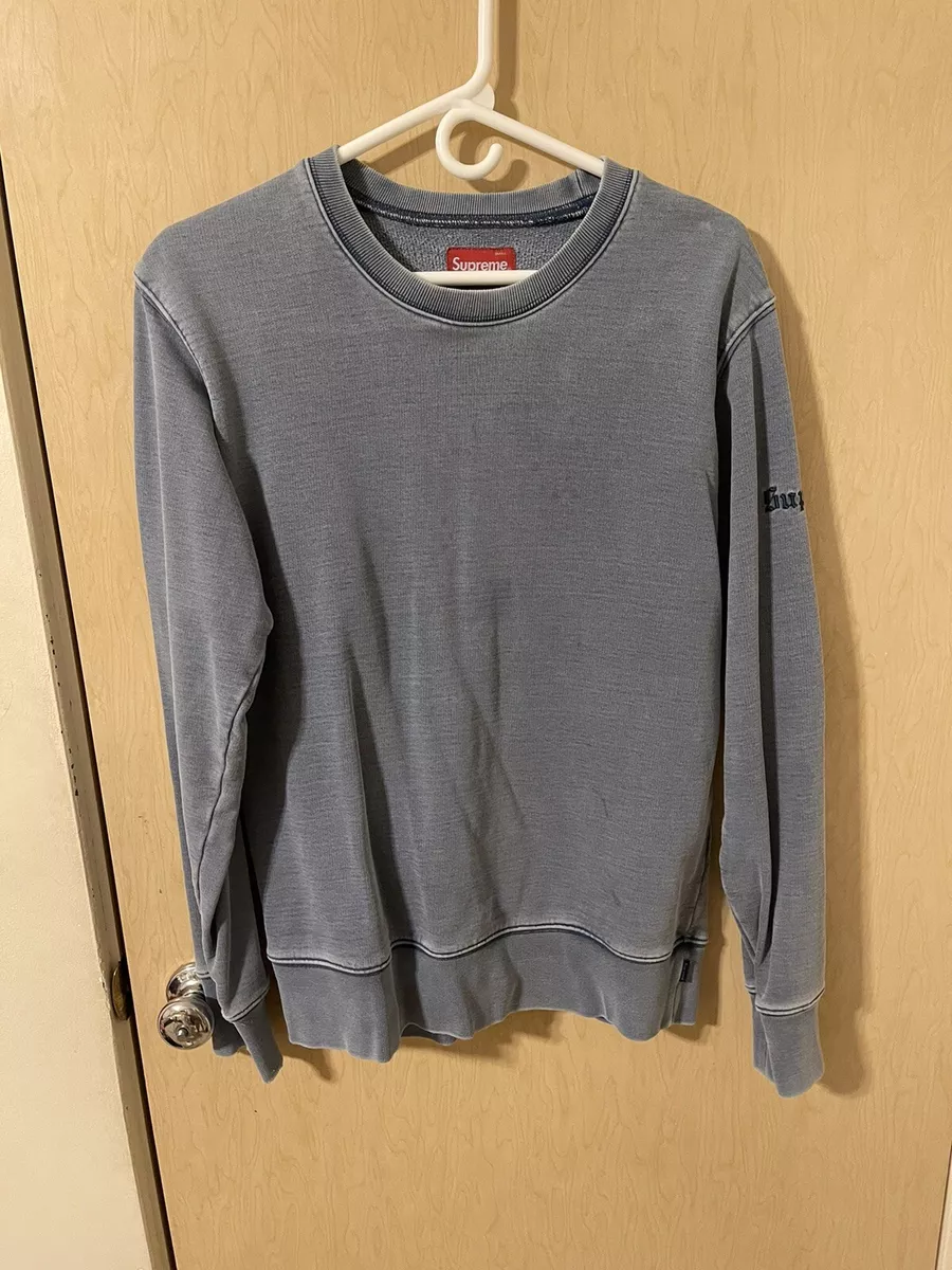 Supreme Overdyed Crewneck Old English Small | eBay