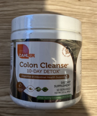 Zahler Colon Cleanse  10 Day Detox EXP   9/26   NEW