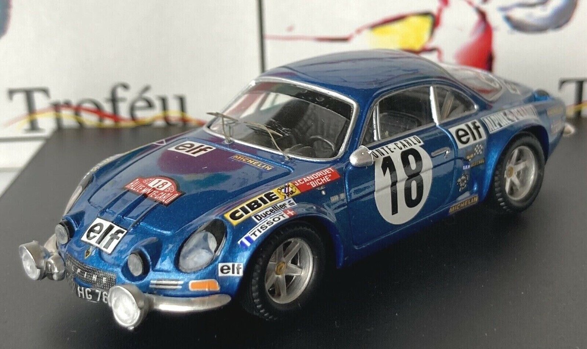 RENAULT Alpine A110 Rallye Monte Carlo 1973 #42 Kern Bökmann Nixdorf Trofeu 1:43