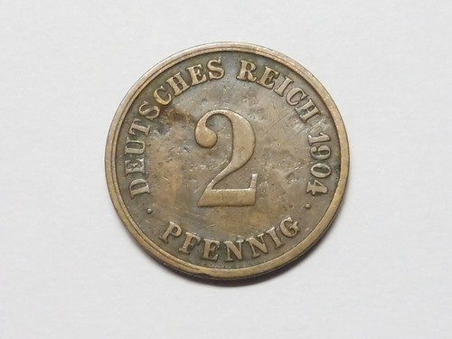 KAISERREICH 2 Pfennig 1904 G (L2021)