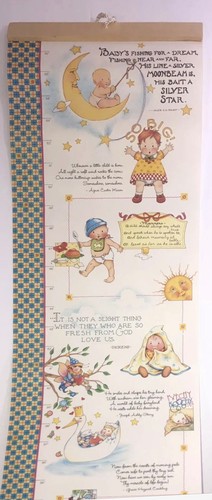Michel & Co Mary Engelbreit Vtg 1997 SWEET BABY Growth Chart ME Ink New NOS - Picture 12 of 16