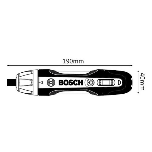BOSCH GO 2 Cordless Gen II Rechargeable Smart Screwdriver 3.6V Mini Screwdrive - Picture 8 of 8