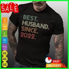 HOT-1st Wedding Anniversary Gift for Husband, Best Husband since 2022 Shirt, 1