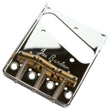 NEW Joe Barden American Standard Tele Bridge Fender 2-1/16" Compensated - NICKEL